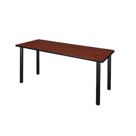 Regency Kee Training Tables, 66 W, 24 L, 29 H, Wood, Metal Top, Cherry MT6624CHBPBK